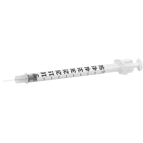 Insulinspruta med fast kanyl Micro-Fine – 0,5ml 30G 0,30x8mm – 100 st