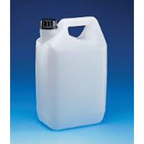 Slēdzams plastmasas trauks 5,0L – melns HDPE