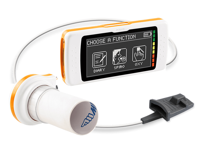 Spiradoc spirometrs + oksimetrs + programmatūra