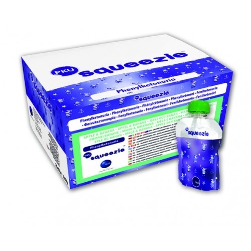 PKU Squeezie – 30x85g æble banan – 30 stk