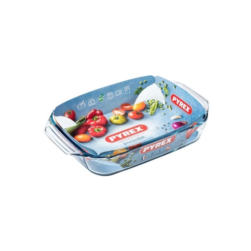 Form rektangulär – 39x25cm 4L glas