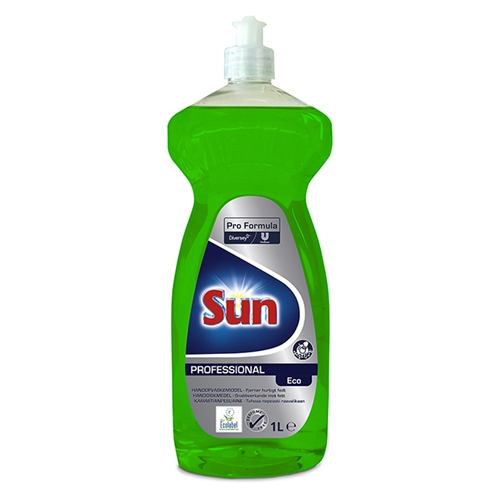 Roku trauku mazgāšanas līdzeklis Sun Professional – 1L pH=7 bez smaržas Ecolabel