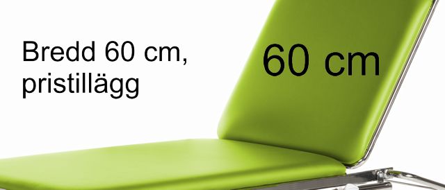 Undersøgelsesbriks alternativ bredde 60 cm