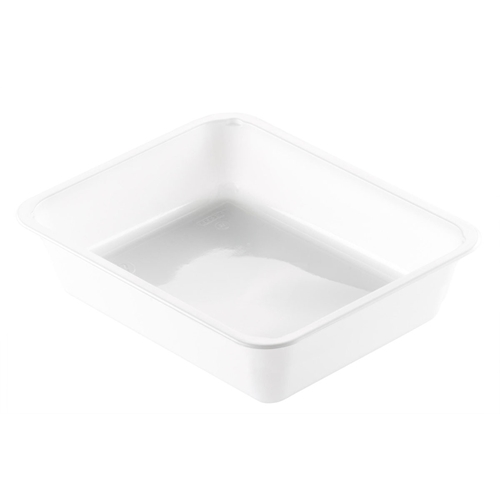 Form CPET ēdienkarte Duniform – 1500ml 225x175x54mm 1-nodalījums balts – 270 gab.