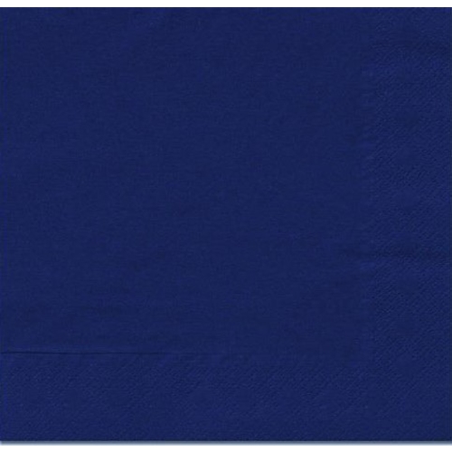 Salvetes 1/4 locījums 3 slāņi – 33x33cm tumši zilas – 125 gab.