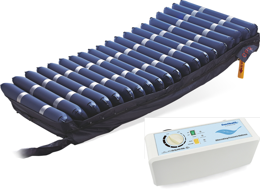 Komplekts 8010 neilona PVC maiņas spiediena matracis + sūknis