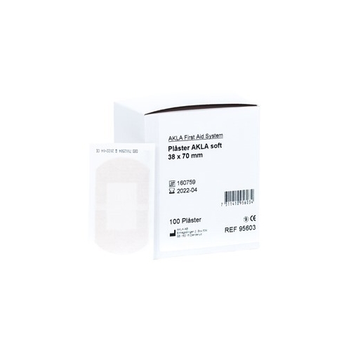 Plāksteris neausts Akla Soft – 3,4×7,2cm bēšs – 100 gab
