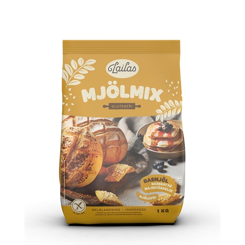 Mjölmix Lailas majsbaserad – 1000g Lailas Kocken