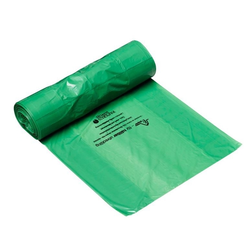 Sanitārā maisiņa LLD plastmasa – 230/90x410mm 20my zaļa – 100 gab.